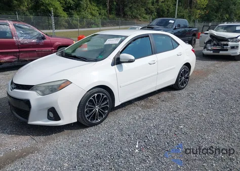 2015 Toyota Corolla S Plus z USA, uszkodzony, nr VIN 2T1BURHE3FC341862